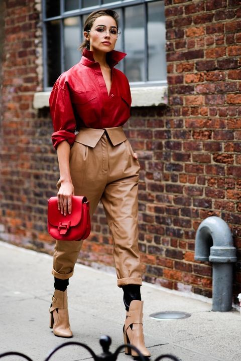 Leather Dress Outfit