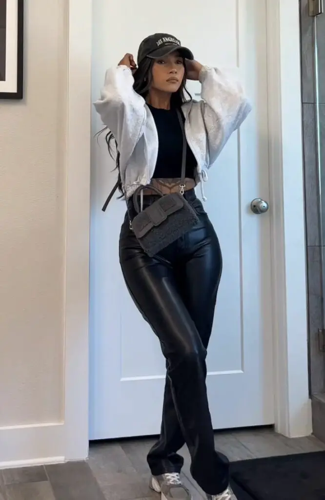 Leather Dress Outfit