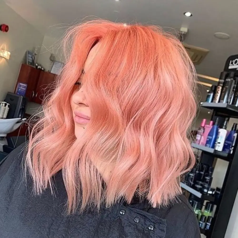 Coral Pink Hair