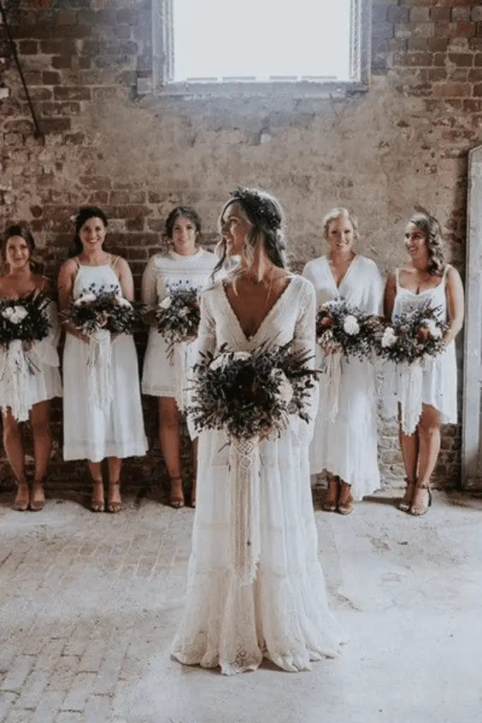 Rustic Lace Bridesmaid Dresses