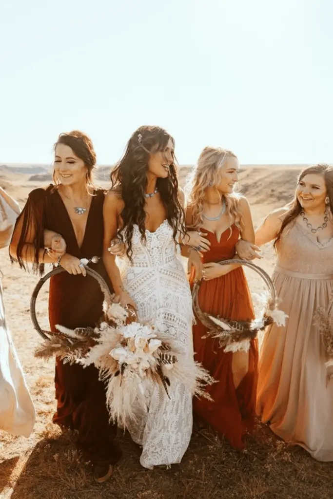 Western Bridesmaid Dresses