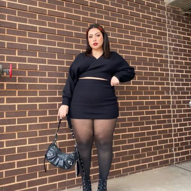 All Black Plus Size Outfit