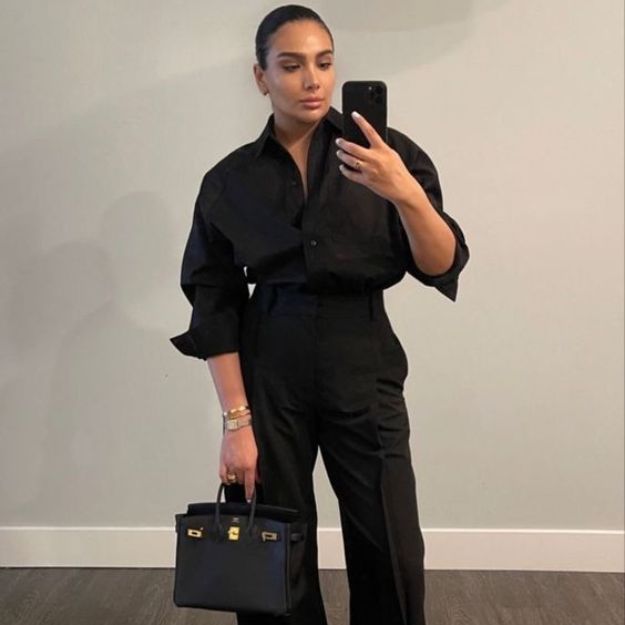 All Black Suit Outfit