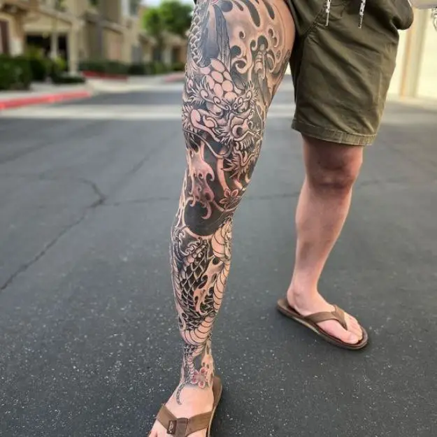 Leg Tattoo Ideas for Men