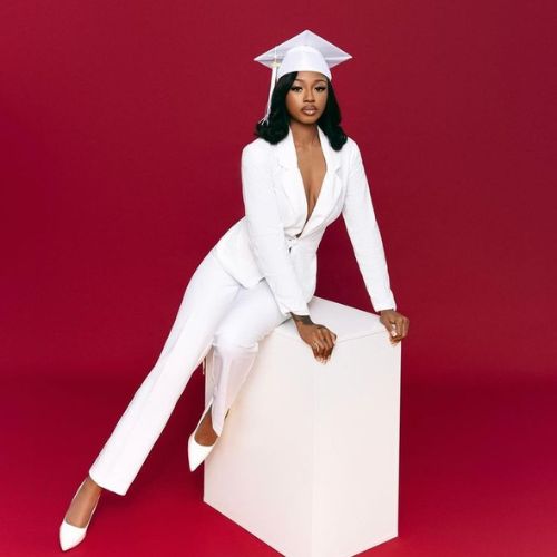 All White Graduation Outfit