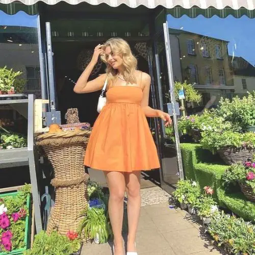 Orange Sundress