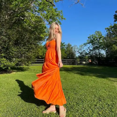 Orange Sundress