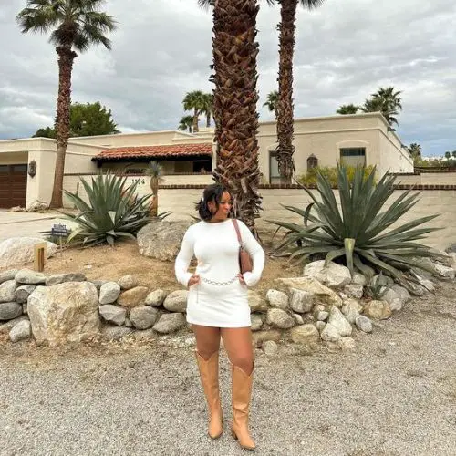 Sweater and Cowgirl Boots