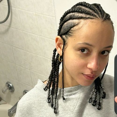 Cornrow Pigtail Braids