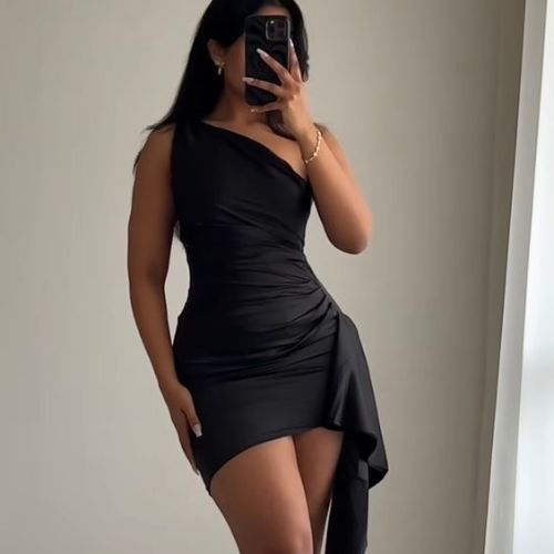 Mini Black Cocktail Dress