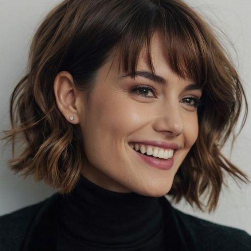 Layered Bob Shag haircut