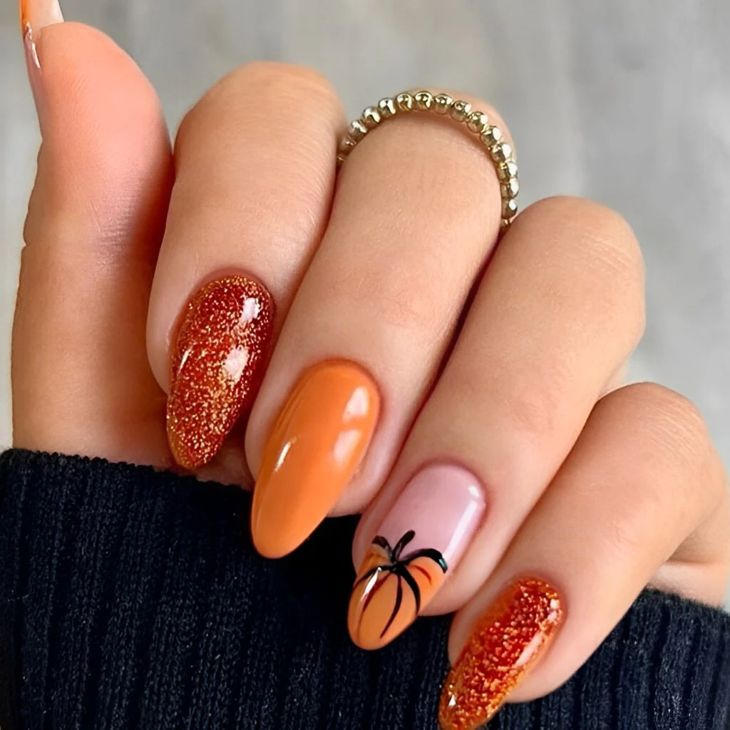 Pumpkin Patch Nail