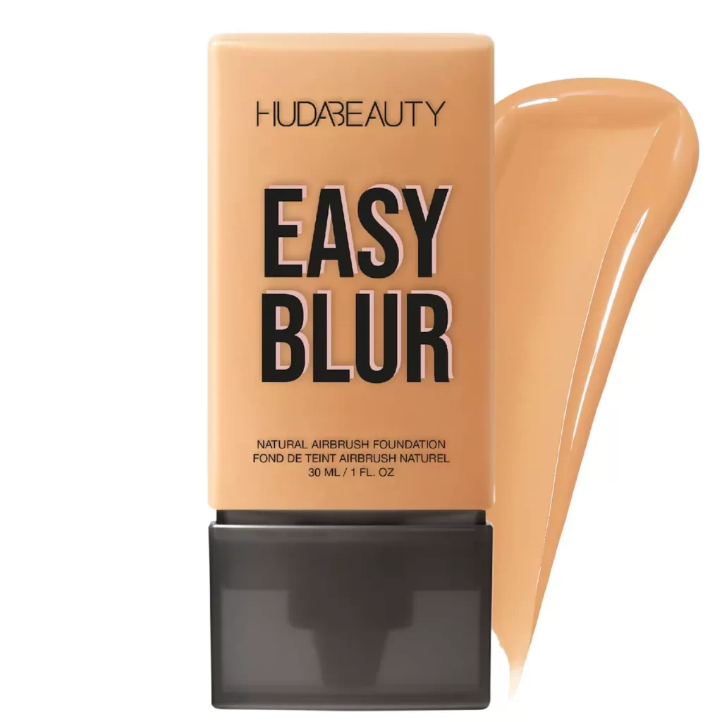 Huda Beauty Easy Blur foundation shade match