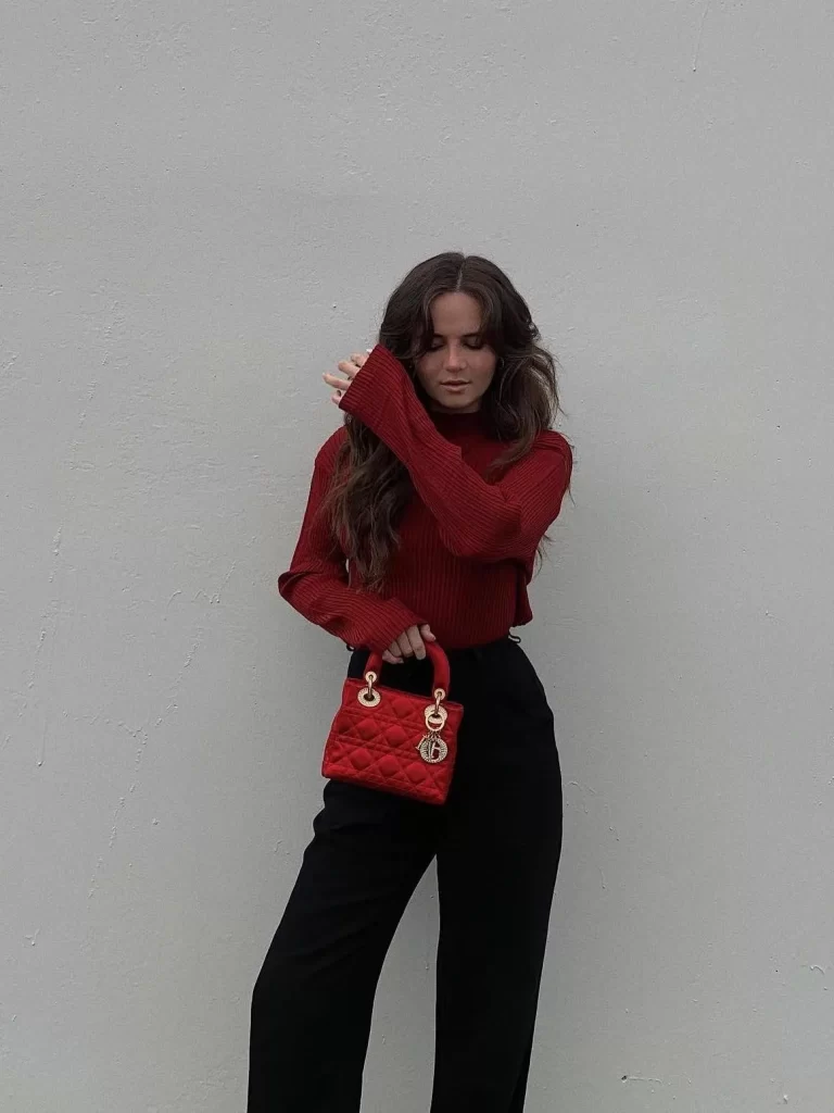 Pop of Red Outfits