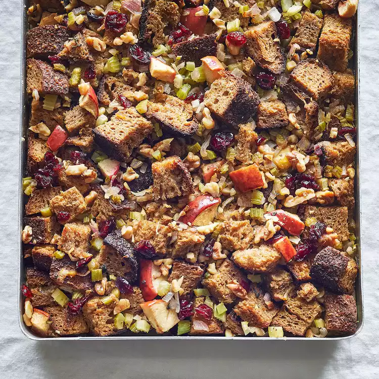 Awesome Sausage, Apple, and Cranberry Stuffing Recipe