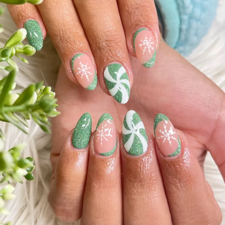 Snowflake Nails