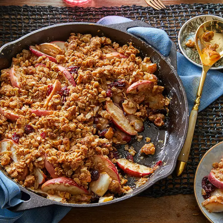 Apple Cranberry Crisp