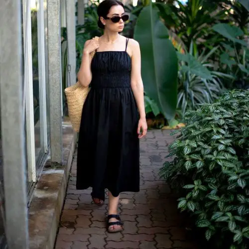 birkenstock boston black dress