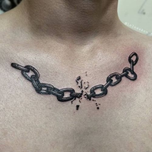 Broken Chain tattoo